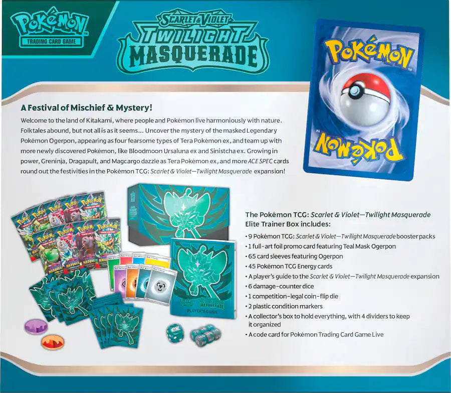 (Sealed) Twilight Masquerade - Elite Trainer Box