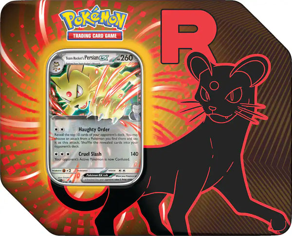 (Sealed) Team Rocket Tin (Team Rocket's Persian EX)