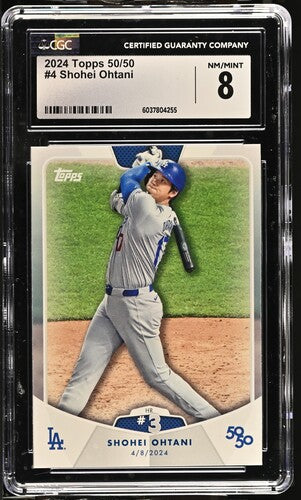 CGC NM/MINT 8 - Shohei Ohtani #4