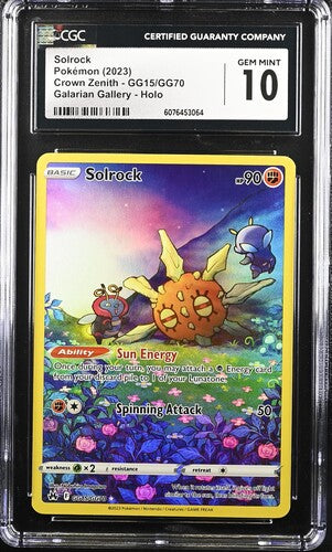 CGC GEM MINT 10 - Solrock - Galarian Gallery