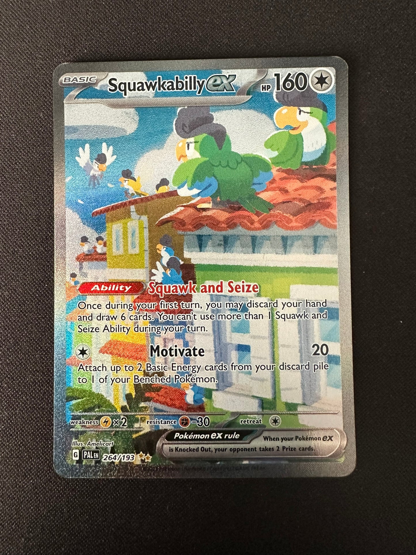 Squawkabilly ex - 264/193 - SV02: Paldea Evolved (PAL)