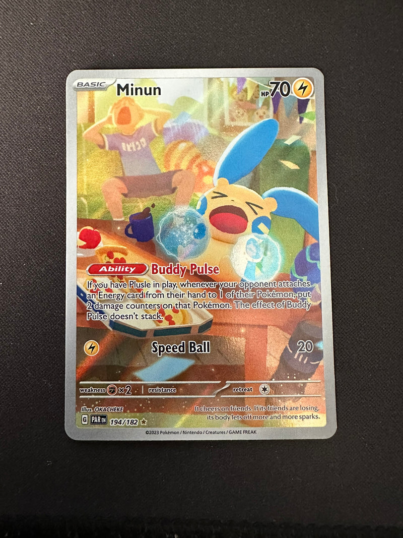 Minun - 194/182 - SV04: Paradox Rift (PAR)