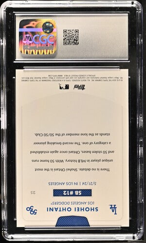 CGC Mint 9 - Shohei Ohtani #25